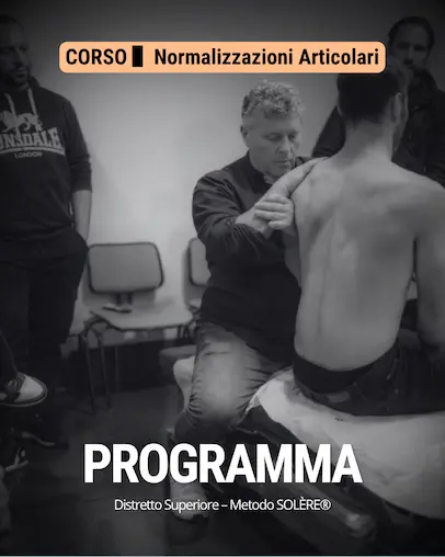 Terapia Manuale Metodo SOLÈRE® durante una sessione pratica