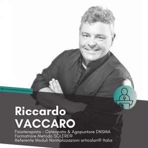 Riccardo VACCARO Metodo SOLÈRE® Normalizzazioni Articolari